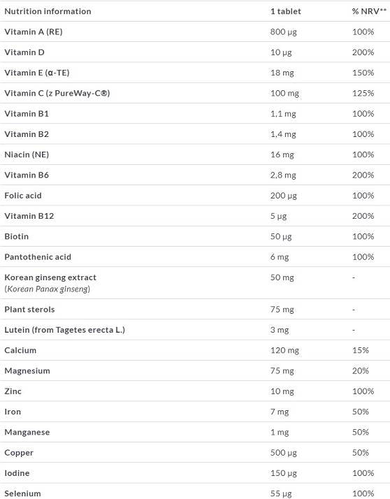 Gold-vit Senior 30 δισκία