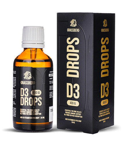 Το Grassberg Vitamin D3 σταγόνες 400 IU 50 ml