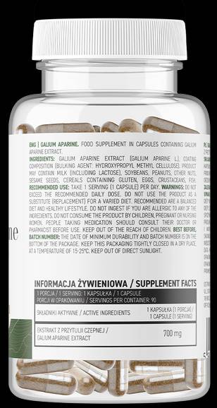 Γάλλιο Aparin 700 mg | Vege - Yarrow 90 κάψουλες