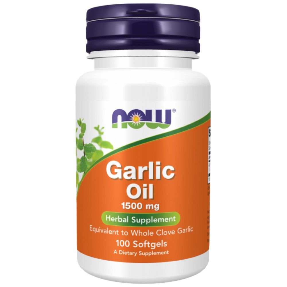 Λάδι σκόρδου 1500 mg - 100 κάψουλες gel