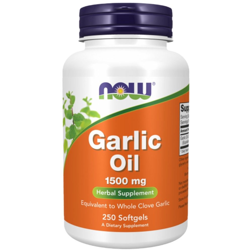 Λάδι σκόρδου 1500 mg - 100 κάψουλες gel