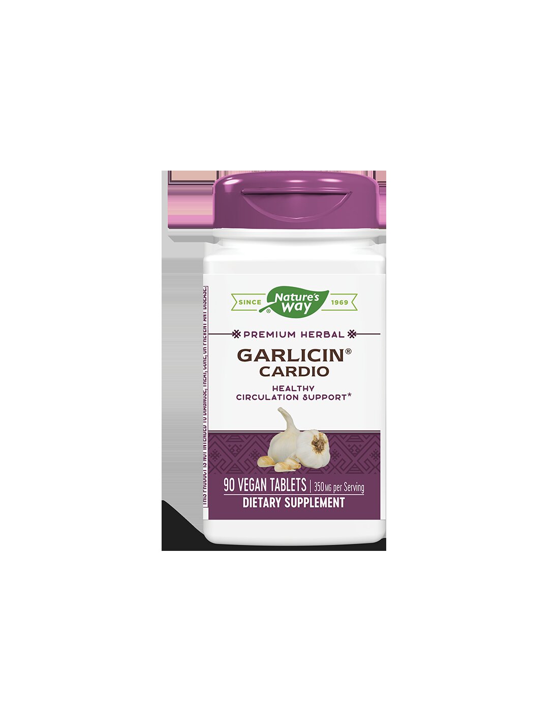 Cardio Garlicin® 350 mg x 90 κάψουλες της φύσης