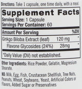 Ginkgo Biloba 120mg./60 καπάκια.