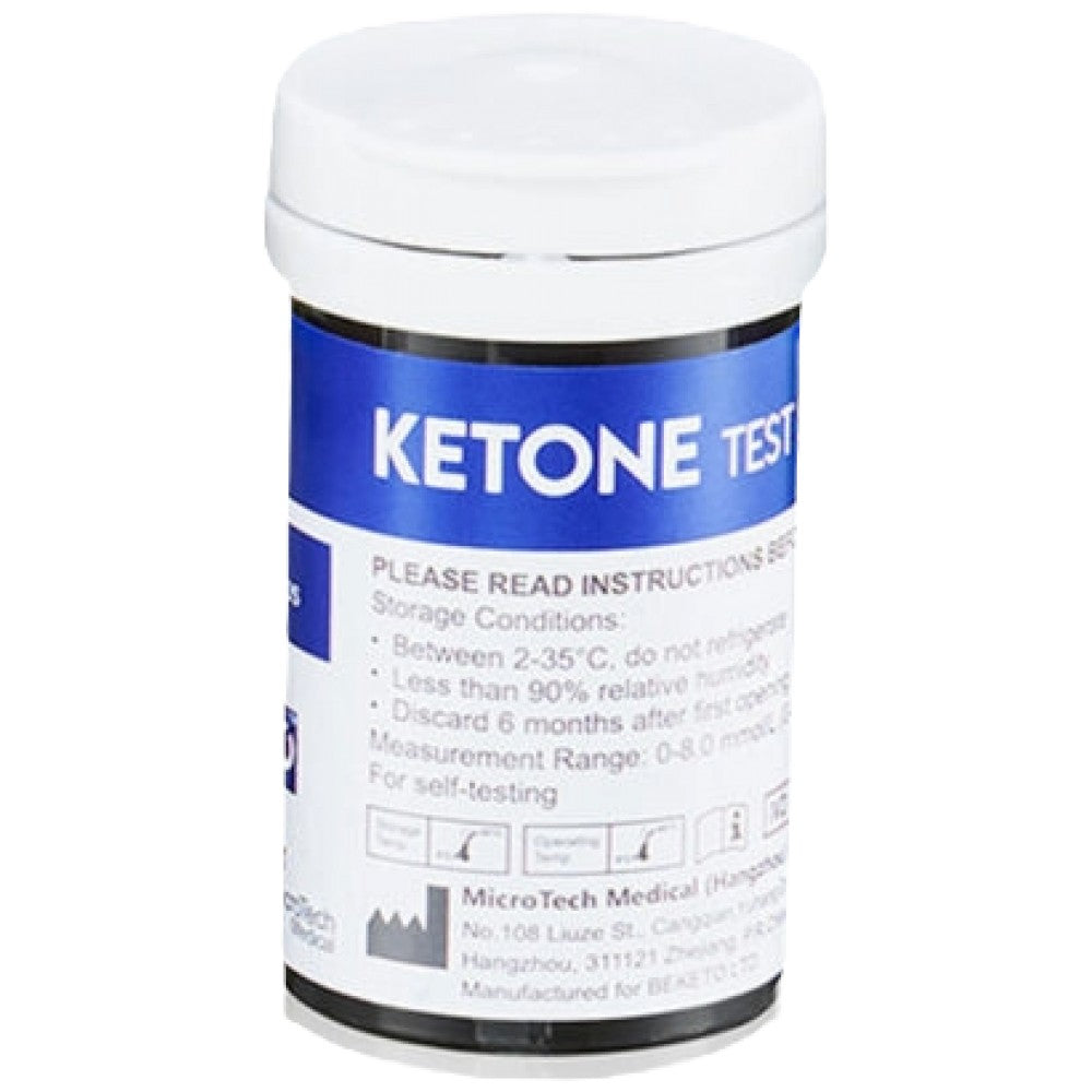 Gluketo Meter - Δοκιμές ταινιών κετόνων - 50 τεμ.