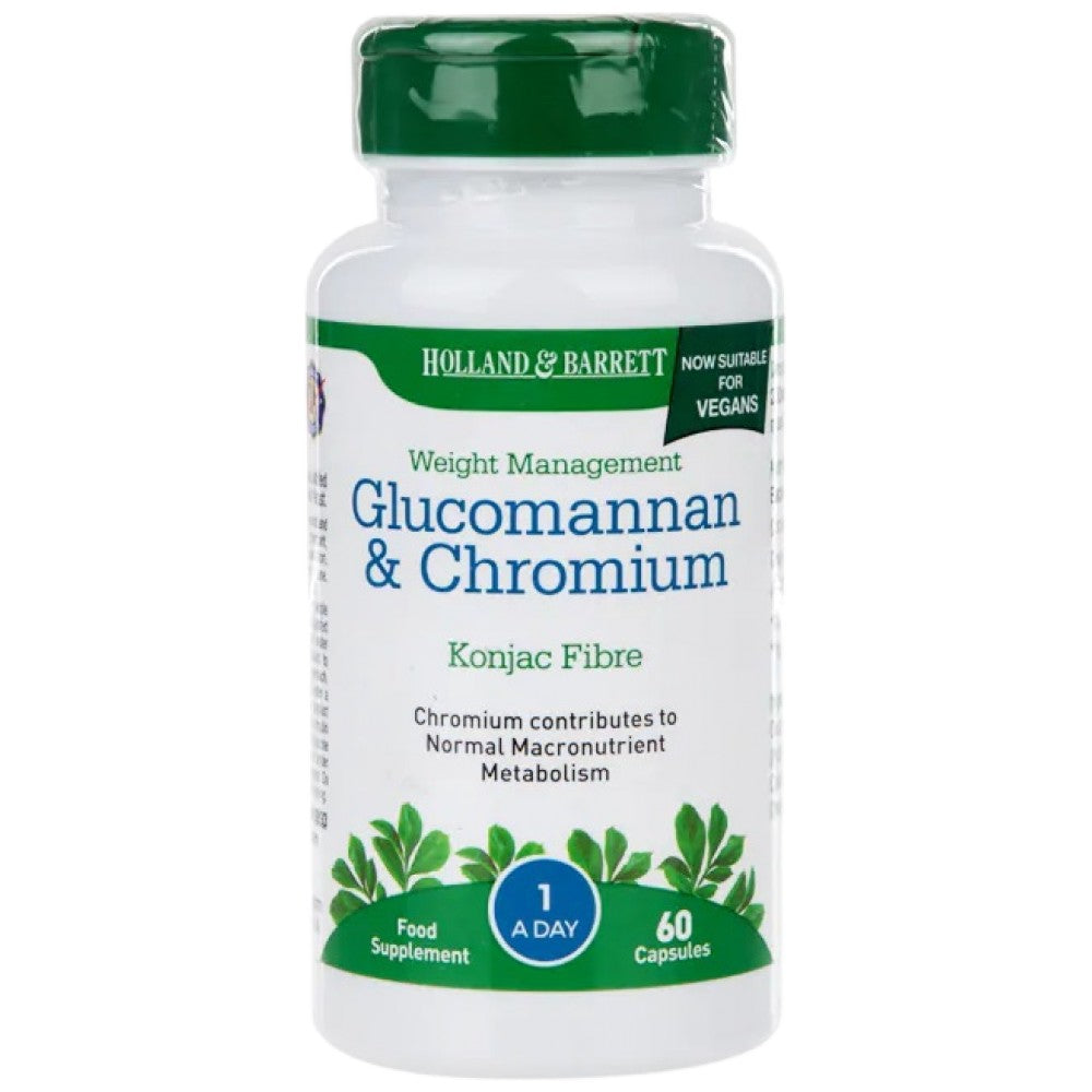 Glucomannan & Chromium - 60 κάψουλες
