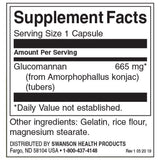 Glucomannan/Konjac Root 665 mg - 90 κάψουλες