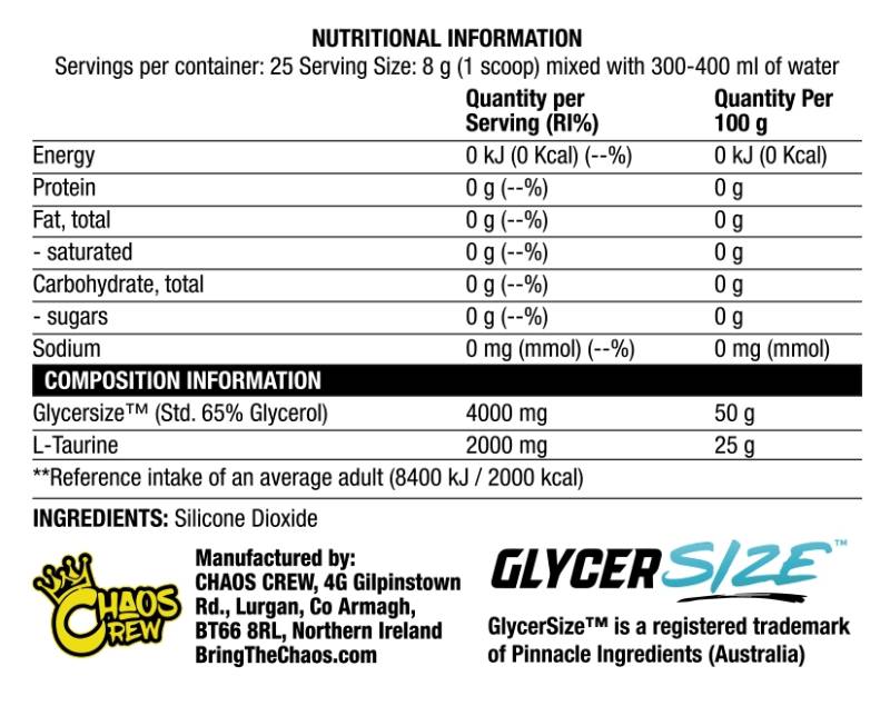 Swell Glycer | Ελεύθερη προπόνηση - 200 γραμμάρια