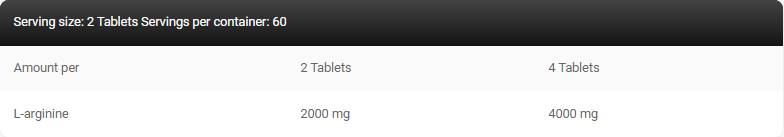 Gold Line/L-Arginine 1000 - 120 Tablets