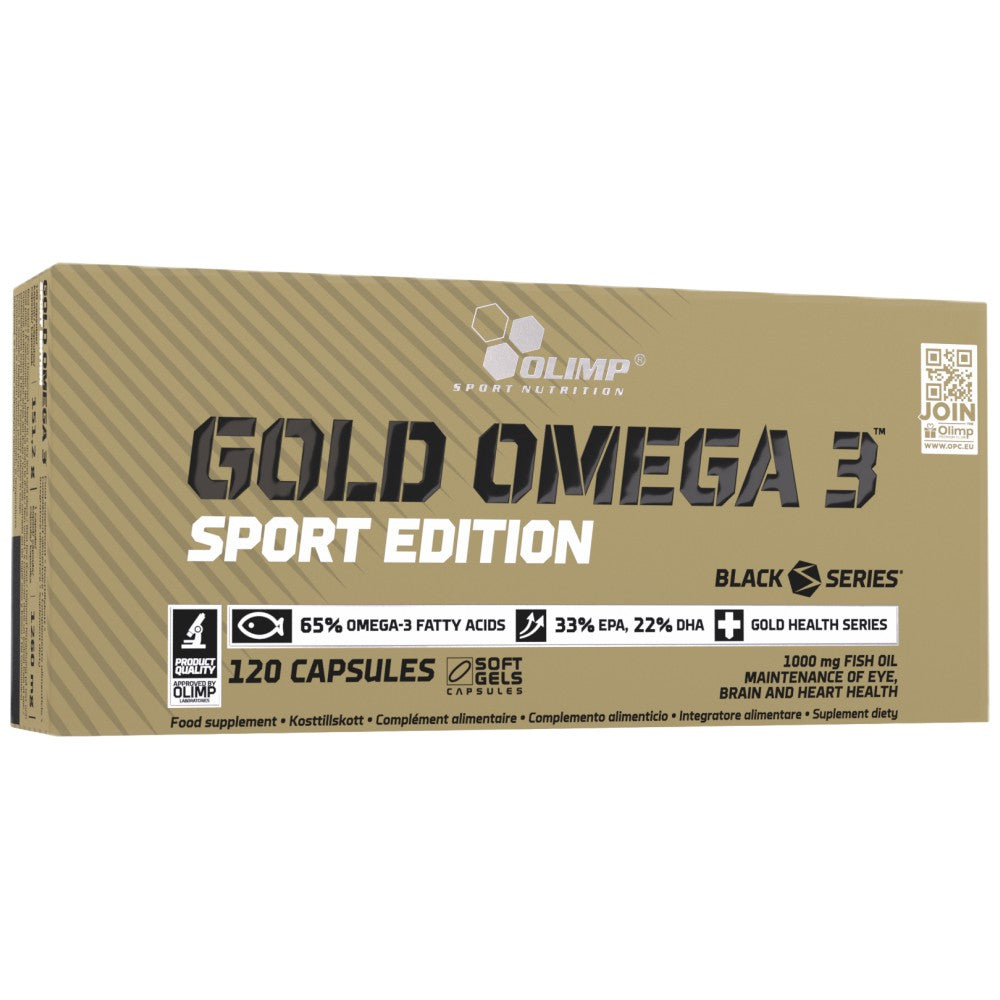 Omega 3 Gold Sport Edition - 120 κάψουλες Gel