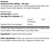 Grapefruit Peel 600 mg 120 κάψουλες