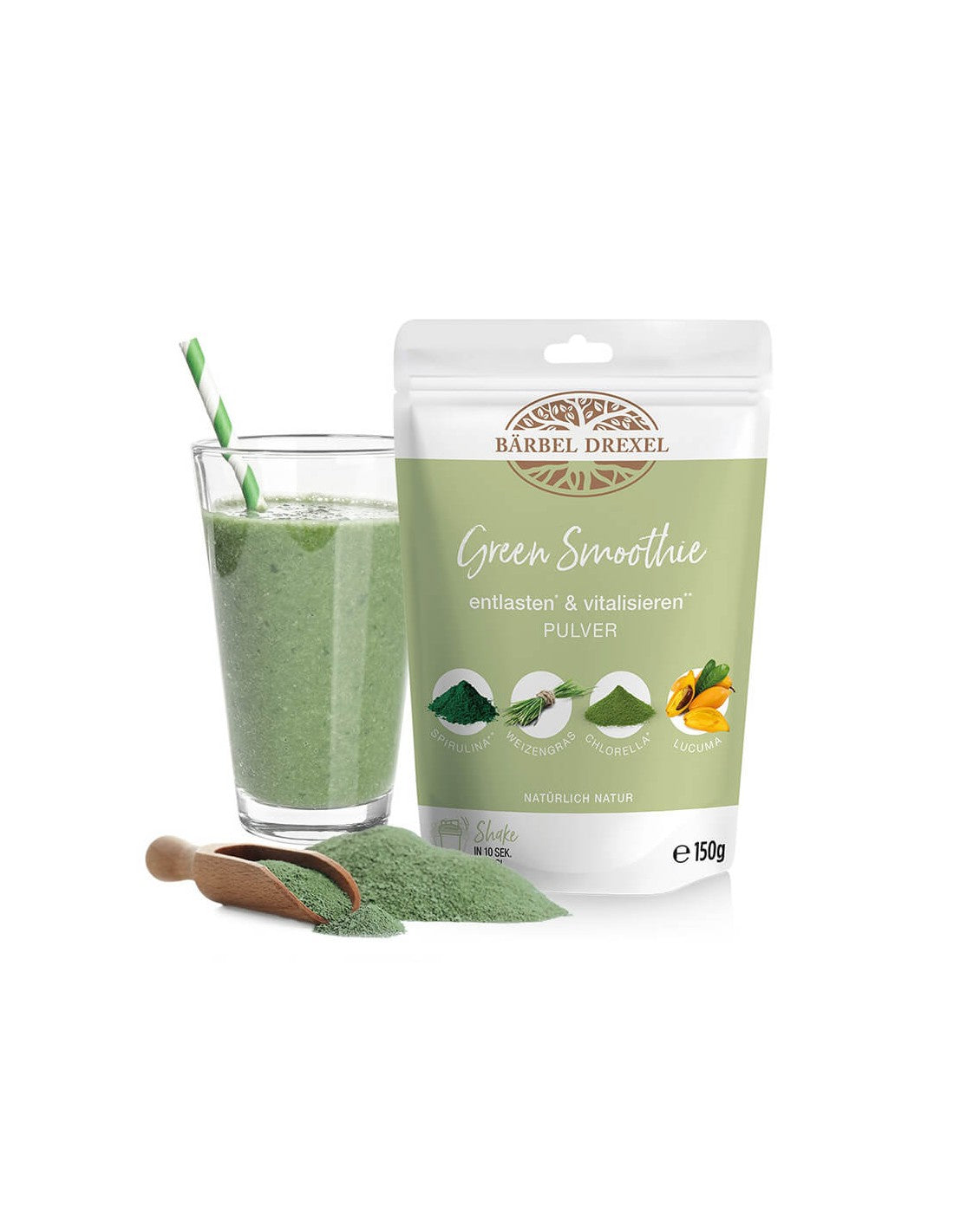 Πράσινο Smoothie/Πράσινο smoothie (μείγμα πράσινων βιολογικών τροφίμων), 150 γρ. <tc>Bärbel Drexel</tc>