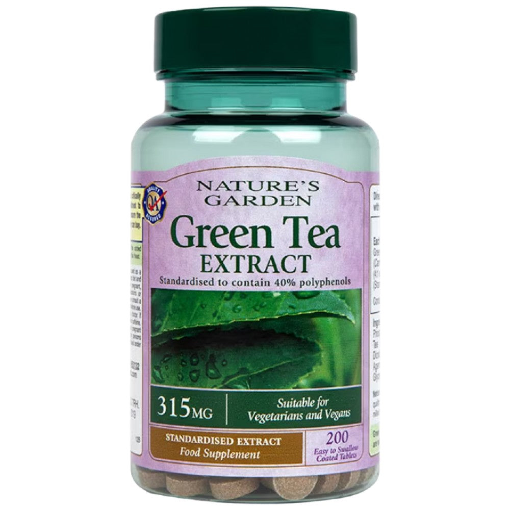 Εκχύλισμα πράσινου τσαγιού 315 mg | Nature's Garden - 200 Tablets