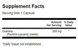Guarana 500 mg - 100 κάψουλες