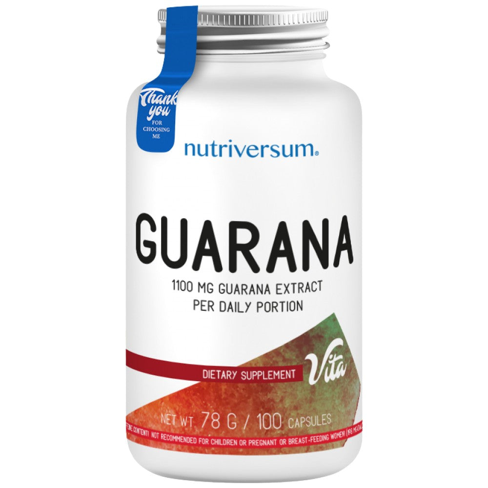 Εκχύλισμα Guarana 550 mg 100 κάψουλες