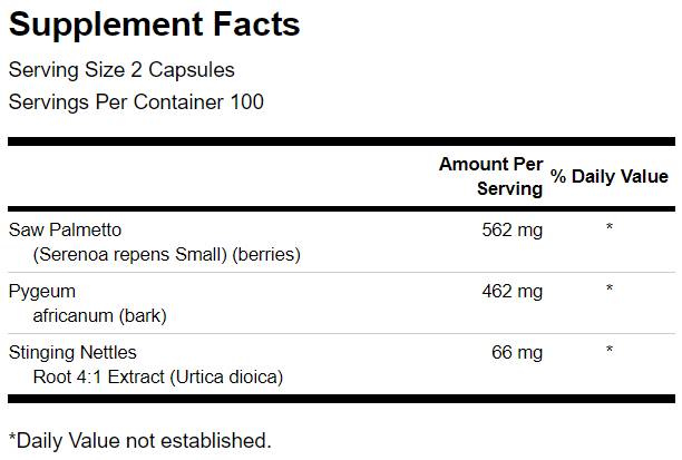 Σύμπλεγμα φυτικών προστάτη 1090 mg - 200 κάψουλες