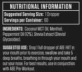 Μείωση της απόδοσης HIIT | με MCT & Μέντα - 30 ml