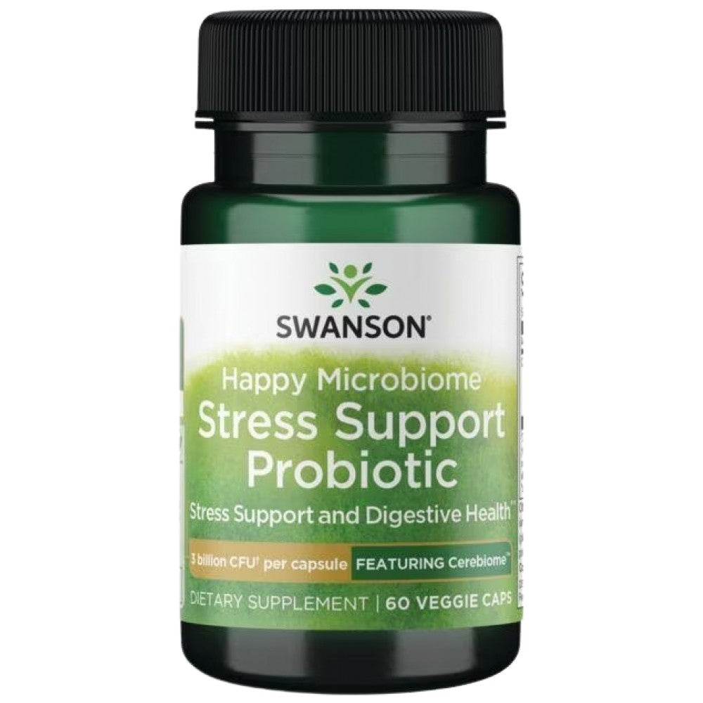 Happy Microbiome Stress Support Probiotic - 60 κάψουλες