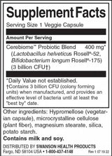 Happy Microbiome Stress Support Probiotic - 60 κάψουλες