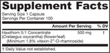 Hawthorn 500 mg 100 κάψουλες
