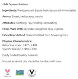 Μίγμα πετρελαίου Helichrysum | Helichrysum italicum - 30 ml
