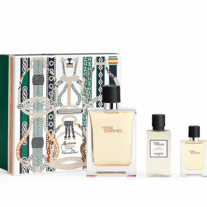Terre d'ermes eau de toilette σπρέι 100ml σετ 3 κομμάτια