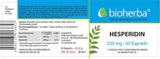 Hesperidin 320 mg - 60 κάψουλες