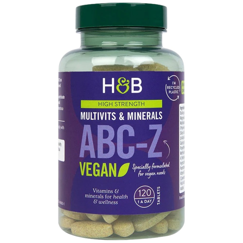 Υψηλή δύναμη ABC -Z Vegan - 120 δισκία