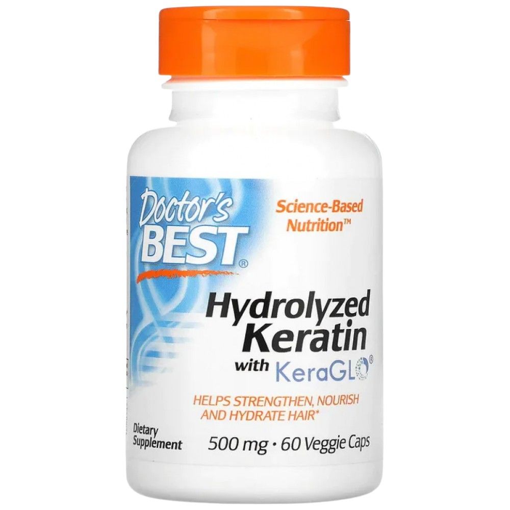 Υδρολύεται κερατίνη 500 mg | με Keraglo® - 60 κάψουλες