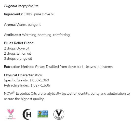 Λάδι γαρίφαλου | 100% καθαρή Ευγενία Caryophyllus - 30 ml