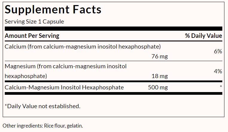 IP-6 Inositol Hexaphosphate - 240 κάψουλες