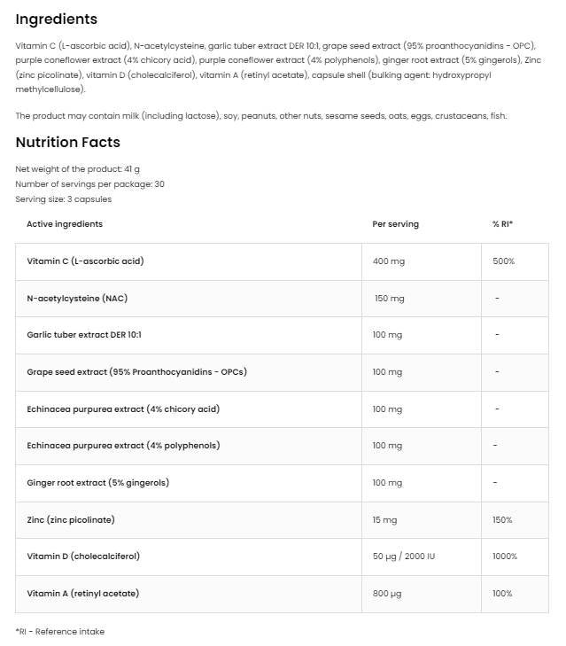 Immune Aid 90 κάψουλες