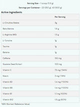 Impact Pre Workout Blend 500 γραμμάρια