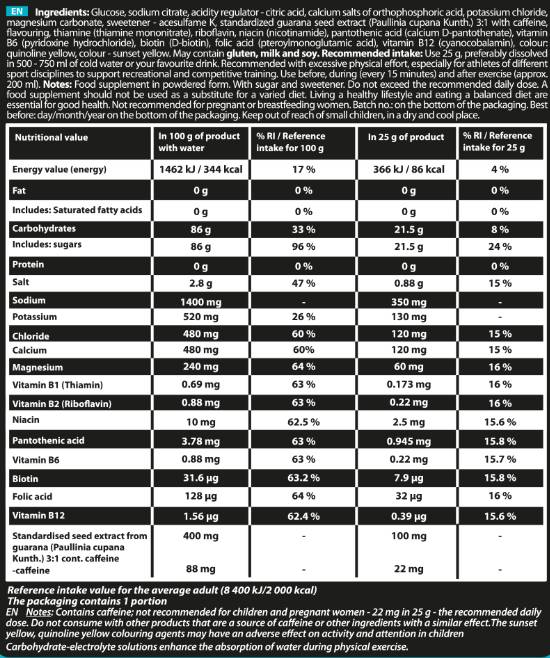 Σκόνη ώθησης ISO - 1500 γραμμάρια