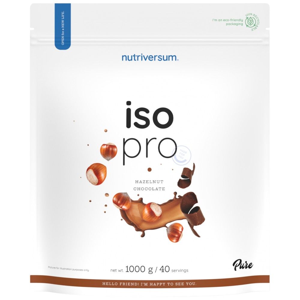 ISO Pro Pure Whey | Απομόνωση με σύστημα Ν -ζυμίας - 1000 γραμμάρια