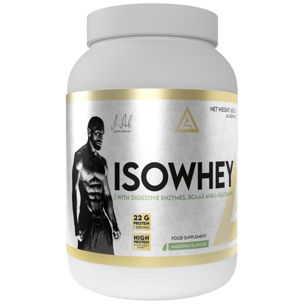Isowhey | Πρωτεΐνη ορού γάλακτος με πεπτικά ένζυμα, BCAA & γλουταμίνη - 1600 γραμμάρια