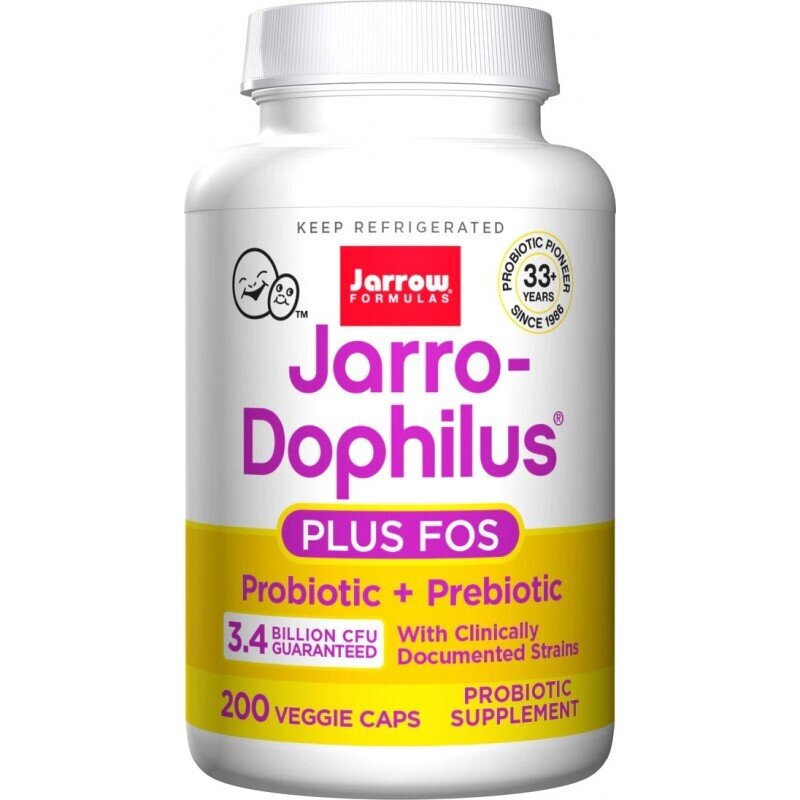Jarro-Dophilus®+FOS (3.4 B. CFU)/200 καπάκια