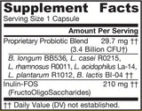 Jarro-Dophilus®+FOS (3.4 B. CFU)/200 καπάκια