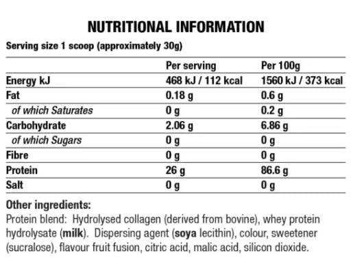 Juicy Protein V2 | με υδρολυμένο κολλαγόνο & Υδρολυμένο ορό γάλακτος - 1800 γραμμάρια