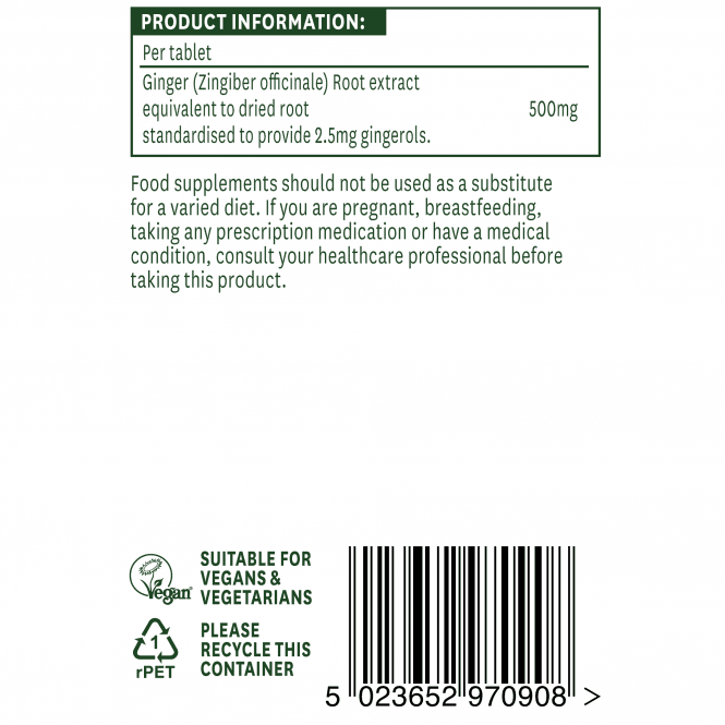 Root τζίντζερ 500mg 90 δισκία φύση