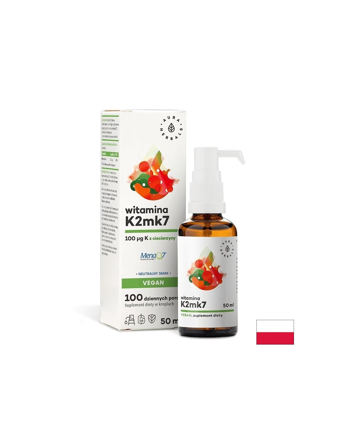Οστά και αρθρώσεις - βιταμίνη Κ2 (vegan formula), 50 ml σταγόνες