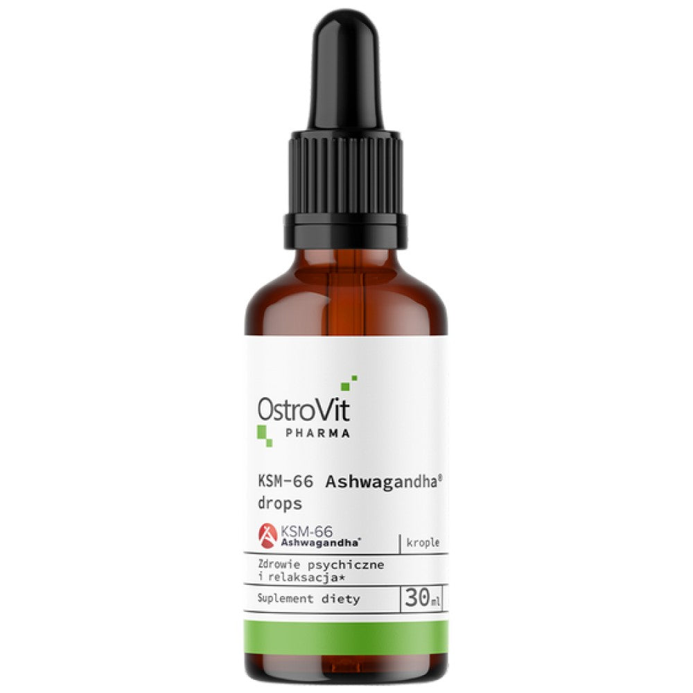 KSM-66 σταγόνες Ashwagandha | Εκχύλισμα ρίζας Ashwagandha 30 ml