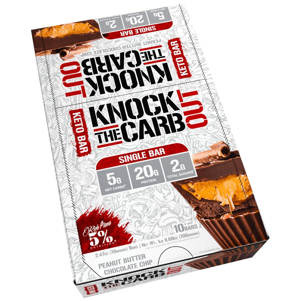 Knock The Carb Out | Μπάρα πρωτεΐνης 10 x 68 γραμμάρια
