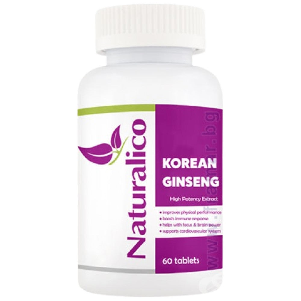 Κορεατικά ginseng 1300 mg - 60 δισκία