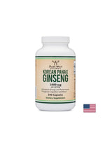 Κορεατικό Panax Ginseng - Κορεατικό τζίνσενγκ, 240 κάψουλες <tc>Double Wood</tc>