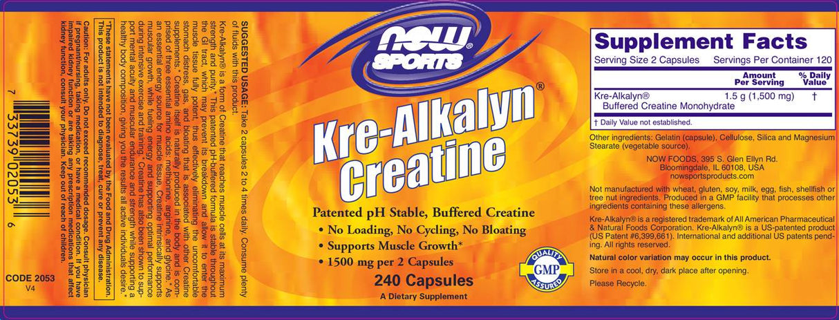 Kre-Alkalyn - 240 κάψουλες
