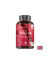 Καρδιά, εγκεφάλου και όρασης - Ανταρκτική Krill Oil 600 mg, 180 κάψουλες softgel - λάδι κριλ