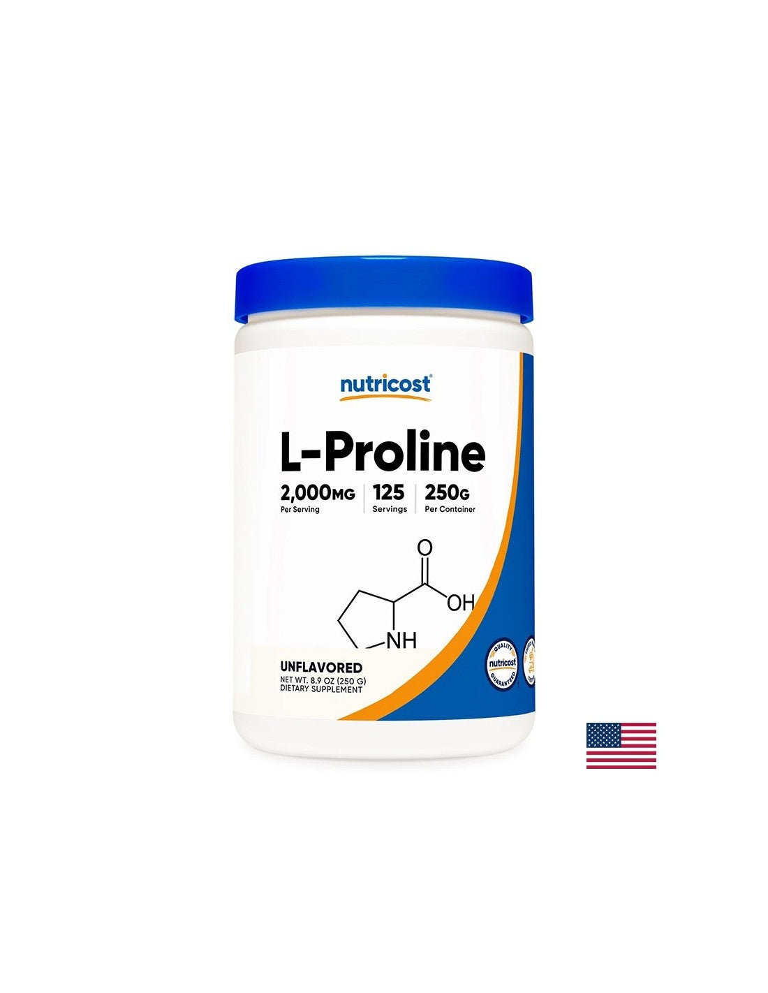 Οστά και αρθρώσεις - L -Proline, 2000 mg x 250 g, σκόνη