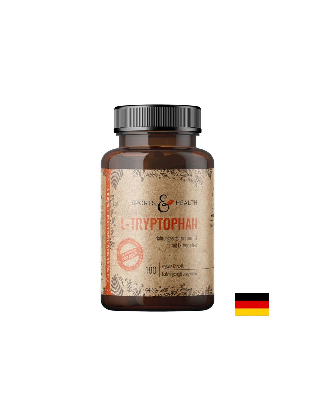 Στρες και καλή διάθεση - L-Tryptophan, 500 mg x 180 κάψουλες