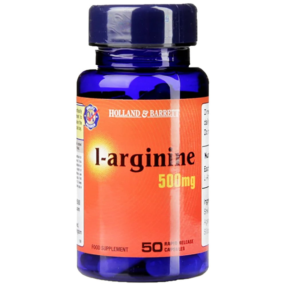 L-Αργινίνη 500 mg - 50 κάψουλες