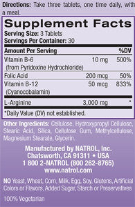 L-αργινίνη 5000 mg./90 καρτέλες.